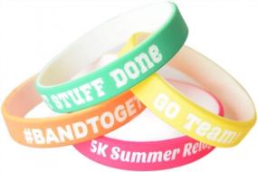 img 2 attached to Custom Luxe Silicone Wristbands - Personalized Rubber Bracelets For Motivation, Events, Gifts, Support, Fundraising & Awareness | Reminderband