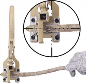 img 1 attached to Upgrade Your Grafting Game With NAYE Professional Tool: Full Metal Cast, V-Cut Blades, And 1/5" To 4/5" Diameter Cutting