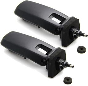 img 3 attached to 🚗 2008-2012 Ford Escape/Mercury Mariner/Mazda Tribute Rear Window Hinge Set - Right & Left Pair, 8L8Z-78420A68-C/D Replacement - Rear Lift Glass Hinge