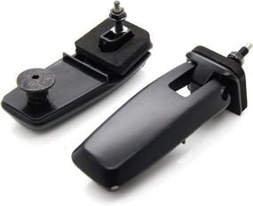 img 2 attached to 🚗 2008-2012 Ford Escape/Mercury Mariner/Mazda Tribute Rear Window Hinge Set - Right & Left Pair, 8L8Z-78420A68-C/D Replacement - Rear Lift Glass Hinge