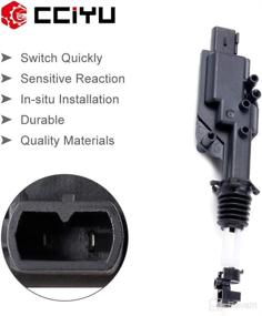 img 1 attached to 🔒 cciyu Front Right/Left or Rear Right Door Lock Actuators Compatible with Ford Explorer, F-150, F-250, F-350, Mustang, and Windstar (1991-2003); LINCOLN Town Car (1990-1997) - Part#: 746-156