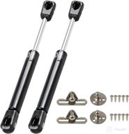 🛠️ 2-piece shock struts - gas spring lid support with 80n/18lb 7-inch gas strut and 10 screws for lift support offer logo