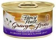 img 1 attached to 🐱 Fancy Feast Gravy Lovers Chicken & Beef Feast Cat Food, 3 oz, 12 Cans with Grilled Chicken Flavor Gravy