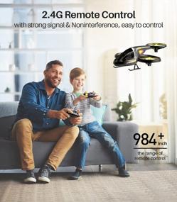 img 1 attached to SYMA RC Helicopter, Latest 4HZ Channel Drone With Gyro And LED Light Mini Series For Kids & Adults Indoor Outdoor Micro Toy Gift Boys Girls[Newest Model]