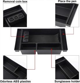 img 1 attached to Get Organized With Richeer Center Console Tray For 2019-2020 Sierra/Silverado And 2020-2021 Silverado/Sierra!
