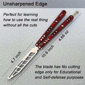 img 3 attached to MARCOLO All Steel G10 Tool for Boys and Girls: 100% Safety, Strong, Durable, in Red