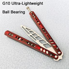 img 1 attached to MARCOLO All Steel G10 Tool for Boys and Girls: 100% Safety, Strong, Durable, in Red