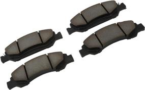 img 2 attached to 🔷 ACDelco Gold Ceramic Front Disc Brake Pad Set - Model 17D1367ACH