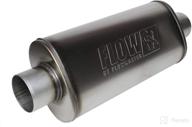 🚗 flowmaster 74151 3.5 inch inlet/outlet, 5 by 8 by 18 inches, flow fx performance muffler logo