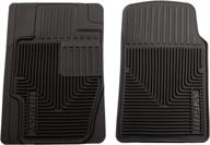 🐾 husky liners heavy duty front floor mats - black, fits acura cl, rsx, tl/rl 2 pcs логотип