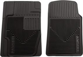 img 4 attached to 🐾 Husky Liners Heavy Duty Front Floor Mats - Black, Fits Acura CL, RSX, TL/RL 2 Pcs