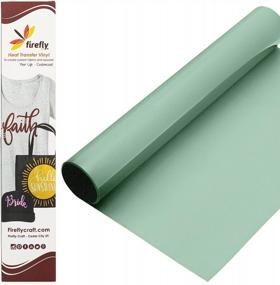 img 4 attached to 🔥 Firefly Craft Regular Mint Green Heat Transfer Vinyl Sheet 12"x20" - Mint Green HTV for Cricut & Silhouette - Perfect Iron-on Vinyl for Shirts