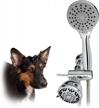 complete hand held pet wash shower attachment by smarterfresh - the perfect solution for a home dog washing station logo