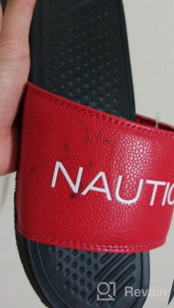 img 1 attached to 🏖️ Nautica Dolan Black Athletic Slide Sandals - Size 9: Ultimate Comfort for Active Souls review by Casey Vance