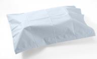 100 шт. в упаковке tidi 21 x 30 синих одноразовых наволочек для защиты от пятен и разливов - медицинские принадлежности (919363) логотип