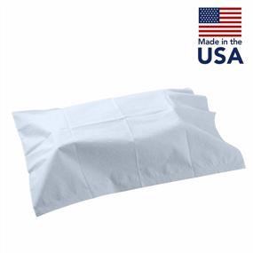 img 1 attached to 100-Pack TIDI 21" X 30" Blue Single-Use Pillowcases - Protect Against Stains And Spills - Medical Supplies (919363)