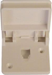 img 1 attached to Prime Products 08-6206 Colonial White Exterior Phone Receptacle