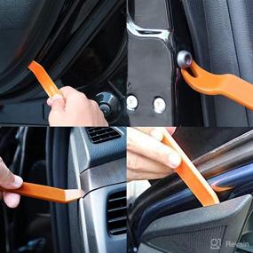 img 3 attached to Ultimate Auto Door Clip Panel Trim Removal Tool Kit: Audio Video Dashboard Dismantle & Installer Pry Tool Set (4pcs)