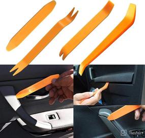 img 2 attached to Ultimate Auto Door Clip Panel Trim Removal Tool Kit: Audio Video Dashboard Dismantle & Installer Pry Tool Set (4pcs)