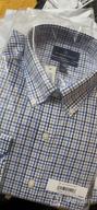 img 1 attached to Non Iron Windowpane Men's Clothing with Tailored Button Collar - BUTTONED review by Gonzalo Marshall