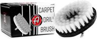 🧹 carpet drill brush attachment - ideal cleaning tool for carpet, upholstery, leather seats & chairs, floor mats, trunk, furniture, interior boat, rv & car accessories by adam logo