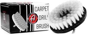 img 4 attached to 🧹 Carpet Drill Brush Attachment - Ideal Cleaning Tool for Carpet, Upholstery, Leather Seats & Chairs, Floor Mats, Trunk, Furniture, Interior Boat, RV & Car Accessories by Adam