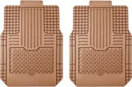 august auto all weather universal fit rubber car floor mats - set of 2pcs | cars, sedan, suvs, trucks, vans логотип