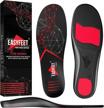 experience superior foot support with new 2023 anti-fatigue shoe insoles - high arch support and pain relief for men and women logo