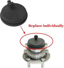 img 3 attached to Beneges Rear Wheel Hub Assembly 52750-2B100 | Compatible with Hyundai 🔧 Santa Fe, Veracruz, Kia Sorento | Axle Bearing & ABS FWD - 2007-2018