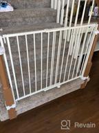 img 1 attached to Regalo Extra Tall And Wide 2-In-1 Stairway And Hallway Wall Mounted Baby Gate, Bonus Kit, Includes Banister And Wall Mounting Kit review by Ryan Pollock