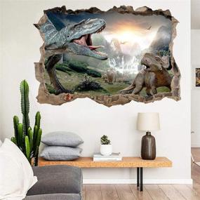 img 1 attached to 3D Dinosaurs Wall Stickers Simulation