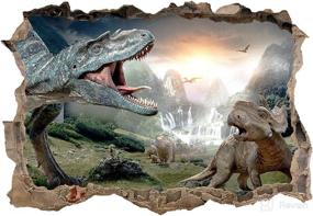 img 4 attached to 3D Dinosaurs Wall Stickers Simulation