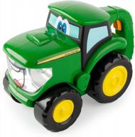 johnny tractor toy and flashlight by john deere - ideal for kids 18 months and above logo