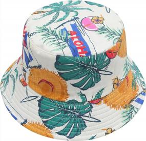img 4 attached to Stay Fashionable While Keeping Cool With ZLYC'S Unisex Travel Bucket Hat With Unique Prints