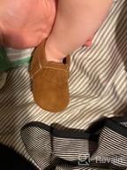 img 1 attached to Adorable And Comfortable Baby Moccasins: Delebao Soft Sole Tassel Crib Shoes review by Keith Baker