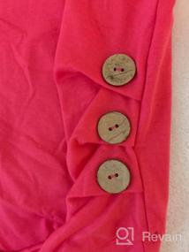 img 7 attached to 🌸 Ugmikdo Little Blouse T Shirts with Buttons - Cute Girls' Clothing
