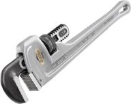 🔧 ridgid 31095 814 14-inch aluminum straight pipe wrench – silver, ideal small plumbing tool логотип