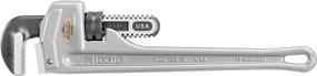 img 3 attached to 🔧 Ridgid 31095 814 14-Inch Aluminum Straight Pipe Wrench – Silver, Ideal Small Plumbing Tool