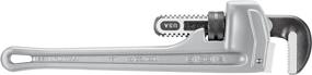 img 1 attached to 🔧 Ridgid 31095 814 14-Inch Aluminum Straight Pipe Wrench – Silver, Ideal Small Plumbing Tool