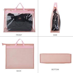 img 2 attached to Outgeek Handbag Organizer Transparent Anti Dust Women's Accessories : Handbag Accessories