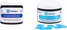 img 4 attached to Get Immediate Relief For Skin Conditions With Medagel'S Hexagels And Circle Bundle - Advanced Hydrogel Pad Technology