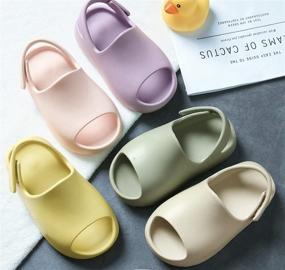img 2 attached to Childrens Slip Slippers Water Proof Lightweight Boys' Shoes via Sandals