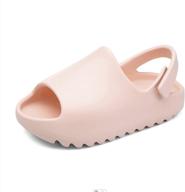 childrens slip slippers water proof lightweight boys' shoes via sandals logo