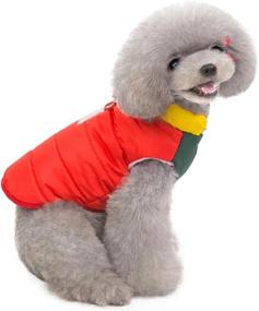 img 3 attached to Tangpan Pet Dog Turtleneck Vest Jacket Puppy Coat Clothes (Red,L)