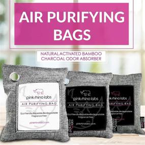 img 3 attached to 🌿 Nature Fresh Moso Bamboo Charcoal Air Purifying Bag - Scent Free Odor Eliminator for Home and Car