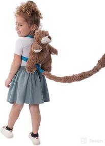 img 3 attached to Animal Planet Baby Bear Backpack with Safety Harness - Ideal Companion for Your Little Explorer!