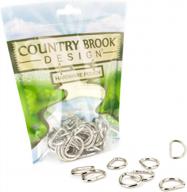 🔗 заготовки country brook design под хромированные d-образные кольца 3/4 дюйма: высококачественные крепежные детали для различных художественных нужд. логотип