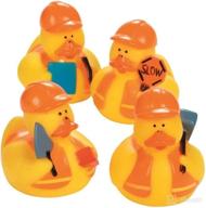 fun express construction themed duckies logo