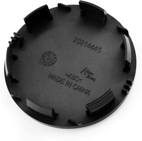 img 2 attached to 🔴 Titan Armada Center Hub Caps Set of 4 - 85mm/78mm Black Car Wheel Covers #40342-7S500