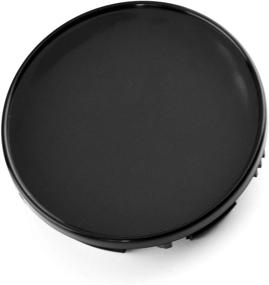 img 3 attached to 🔴 Titan Armada Center Hub Caps Set of 4 - 85mm/78mm Black Car Wheel Covers #40342-7S500